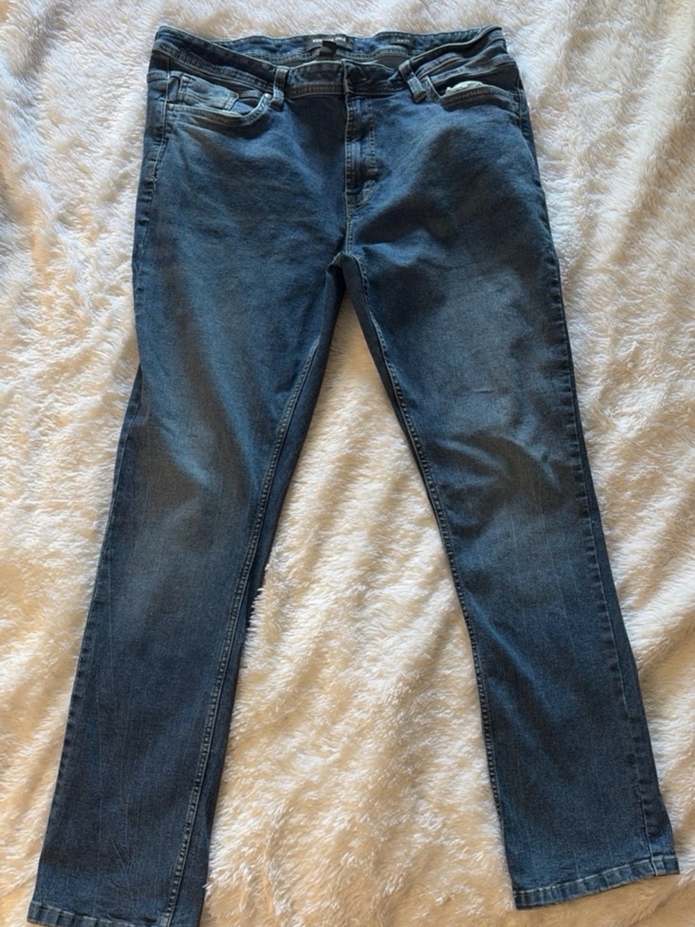 Kenneth Cole Slim Straight Blue Jeans